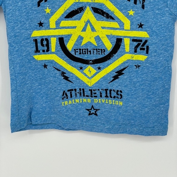 AMERICAN FIGHTER Blue 2T Long Sleeve T-Shirt A22-3C Box 2 (15) - Picture 3 of 6